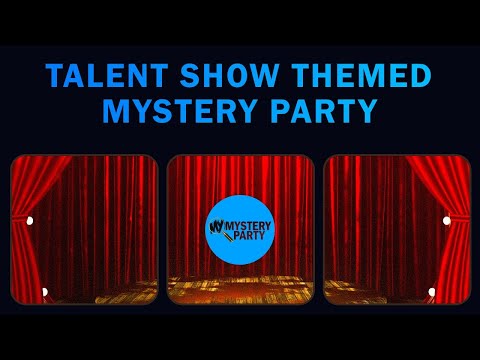 Turmoil at the Talent Show mystery party game trailer video